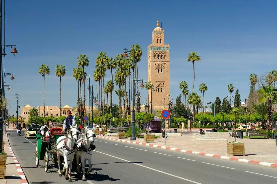 Transport by horse and carriage in Morocco