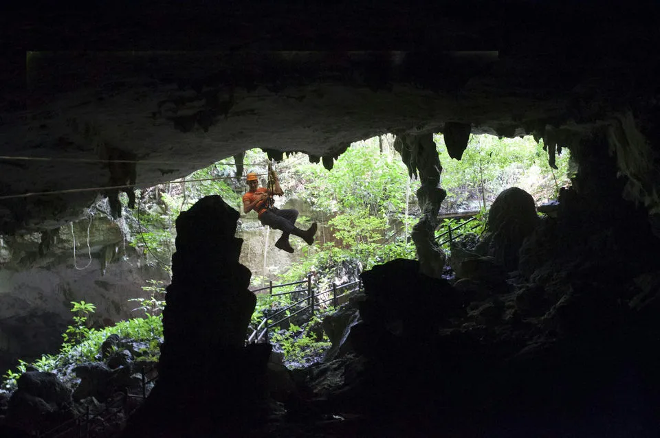 Belize Cave Tubing and Ziplining
