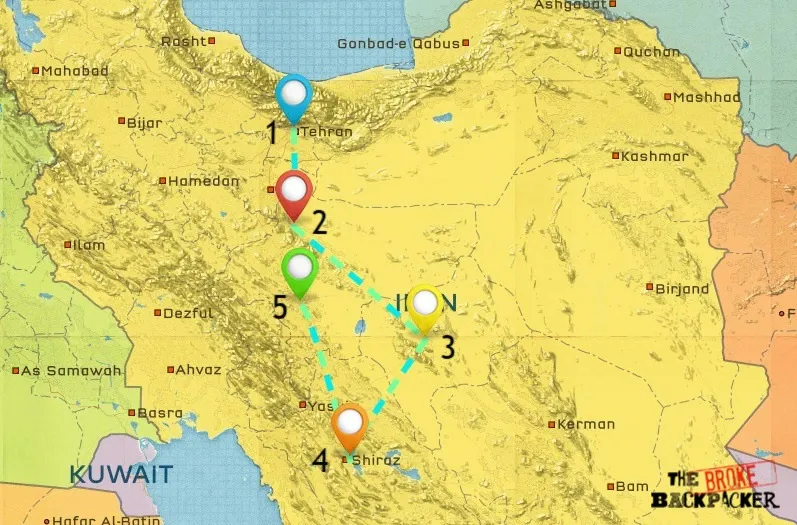 Iran BH Map