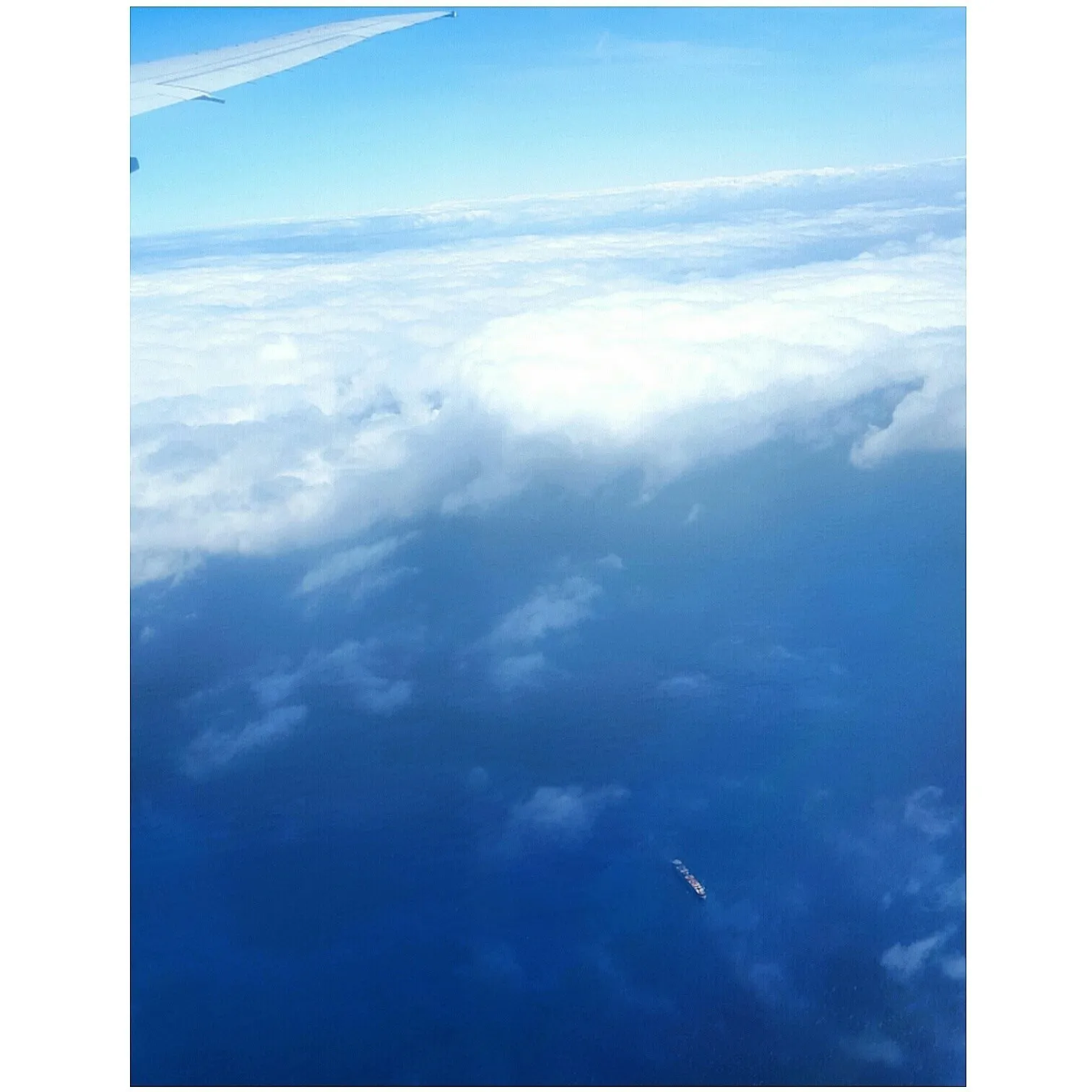 Looking out of a plane window whilst flying over Australia