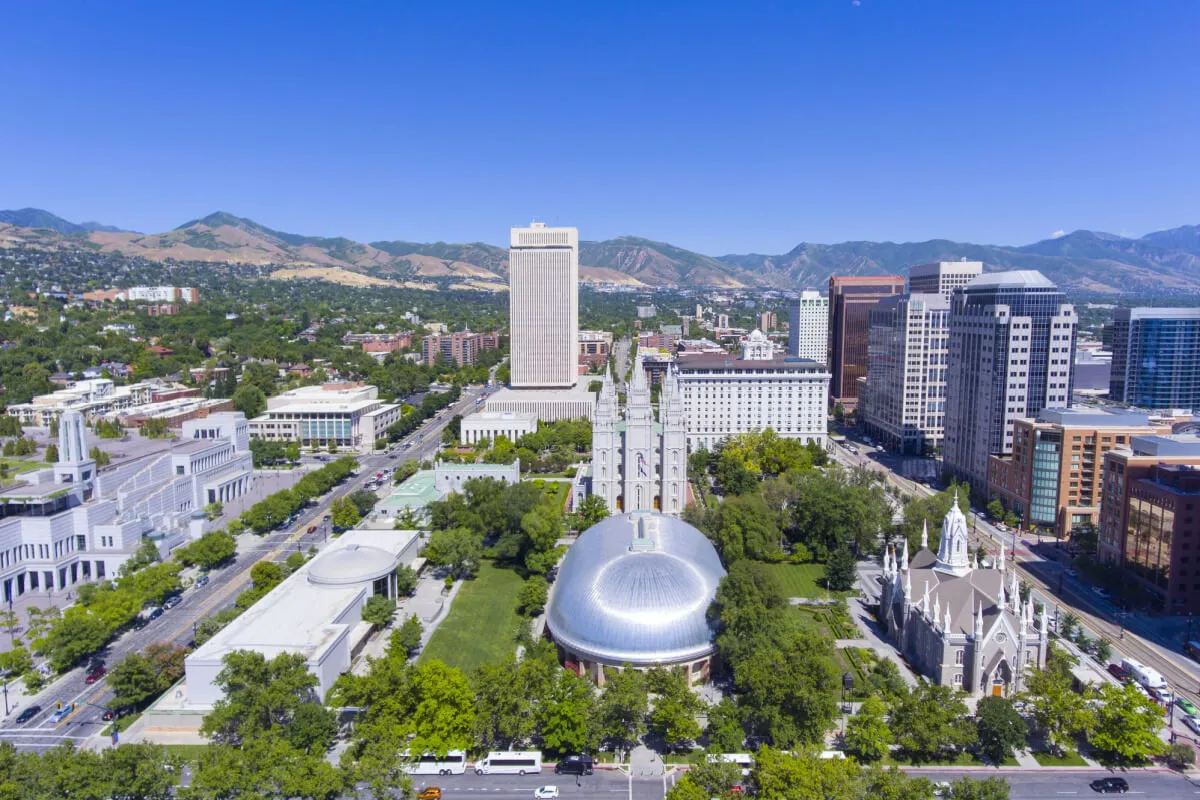 Temple Square can take up a fair swathe, and it’s worth it!