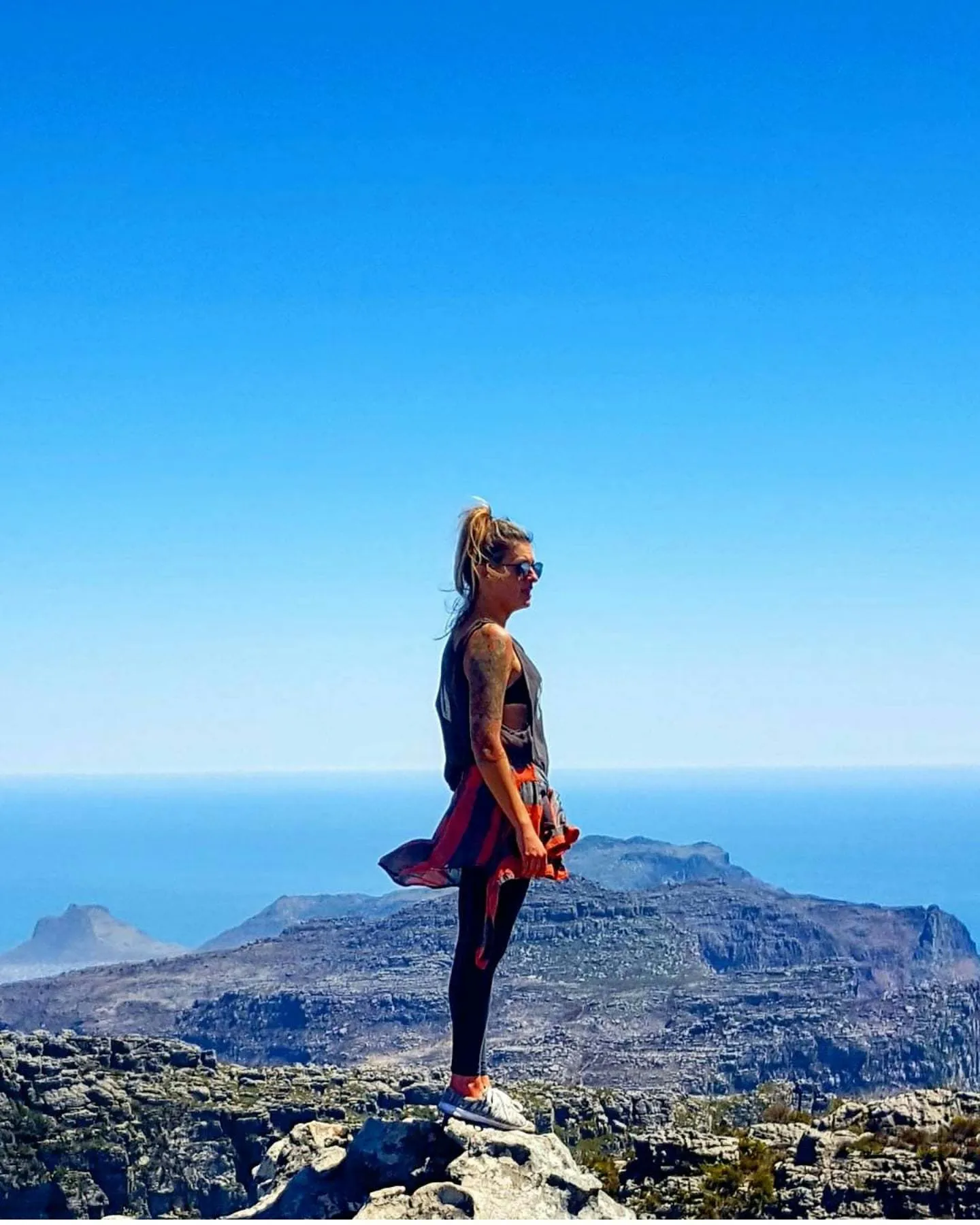 A view from the top of Table Mountain