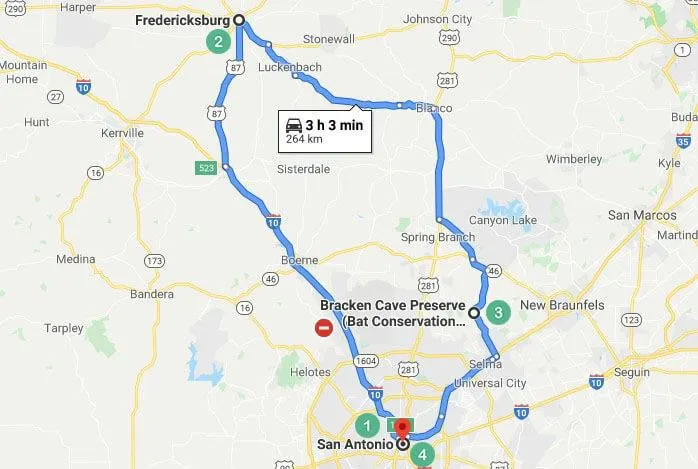 Texas Route 3 Map