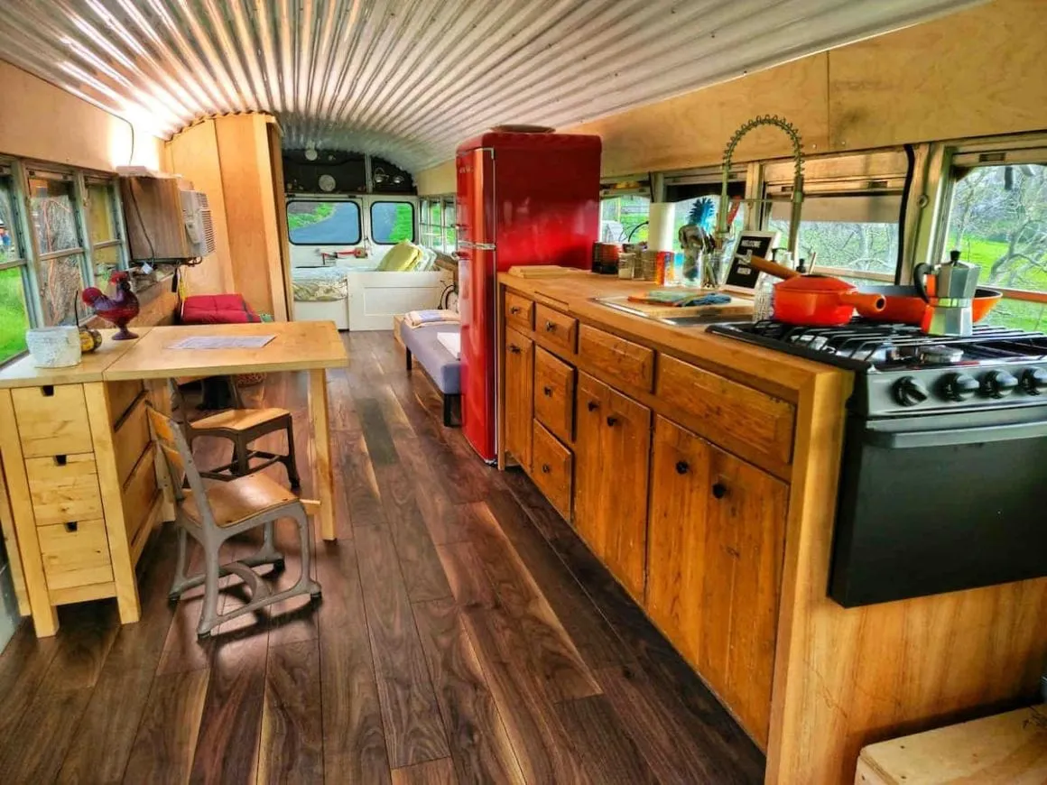 Cozy Bus on a Farm