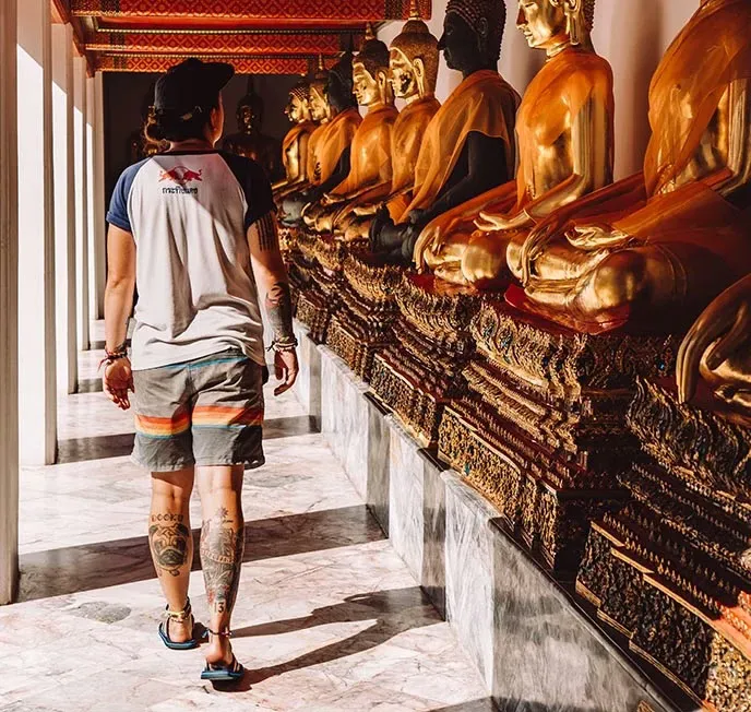 The temples are amazing to explore.